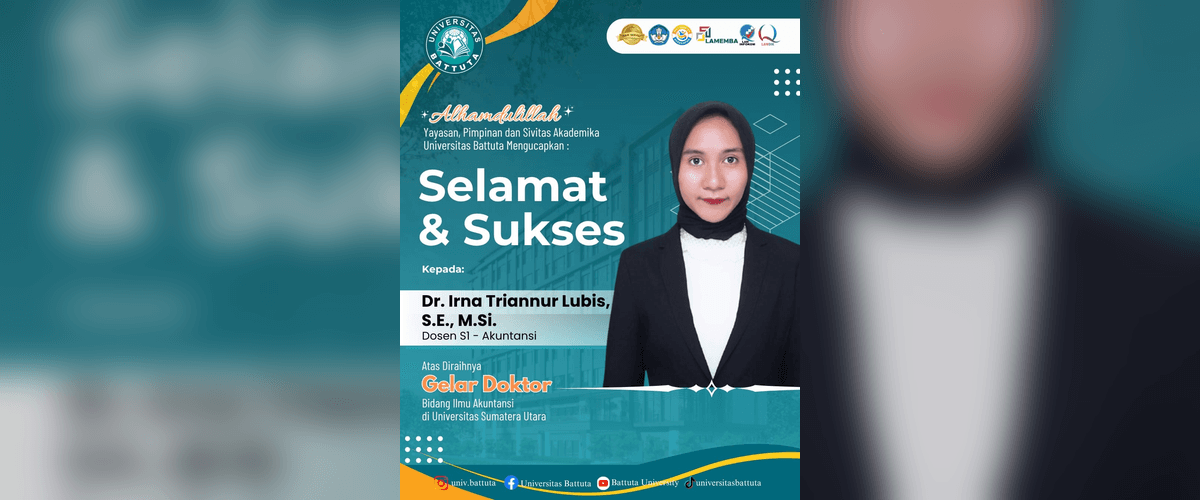 Selamat dan Sukses! Dr. Irna Triannur Lubis, S.E., M.Si. Raih Gelar Doktor Bidang Ilmu Akuntansi